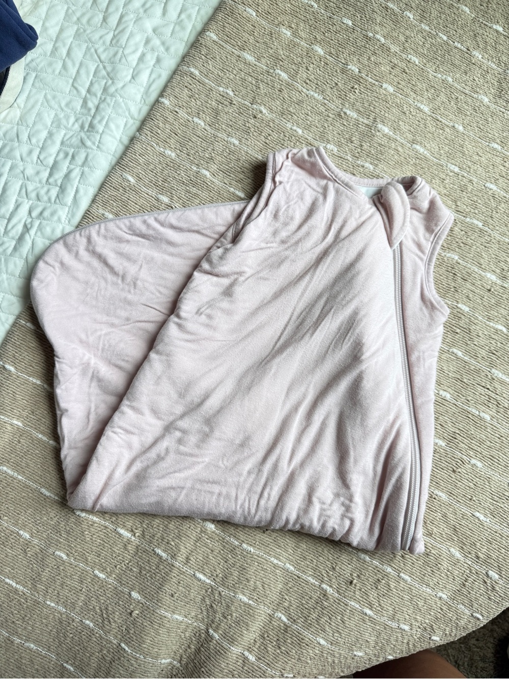 Kyte BABY Dusty Pink Zippered Sleeveless Sleep Sack